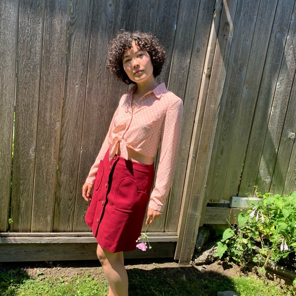 SOLD🎁 Kate Spade New York Heart-Pocket Skirt - Picture 4 of 9